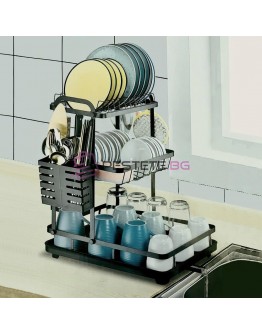 Сушилник за мивка 3 етажа с канал за оттичане